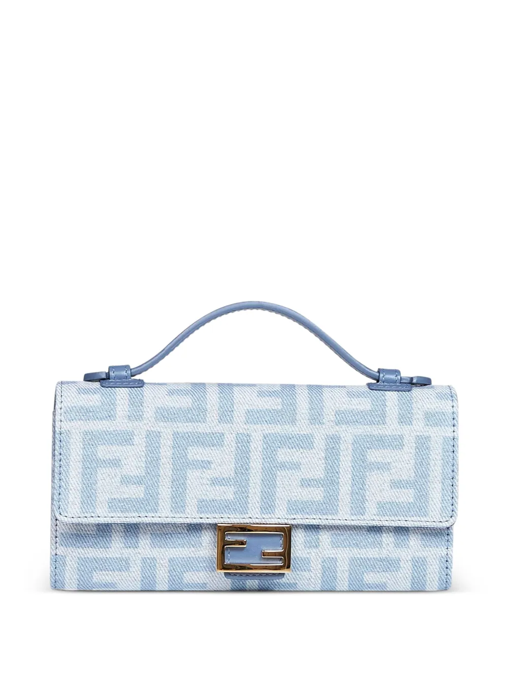 FENDI Baguette denim tote bag - Blu