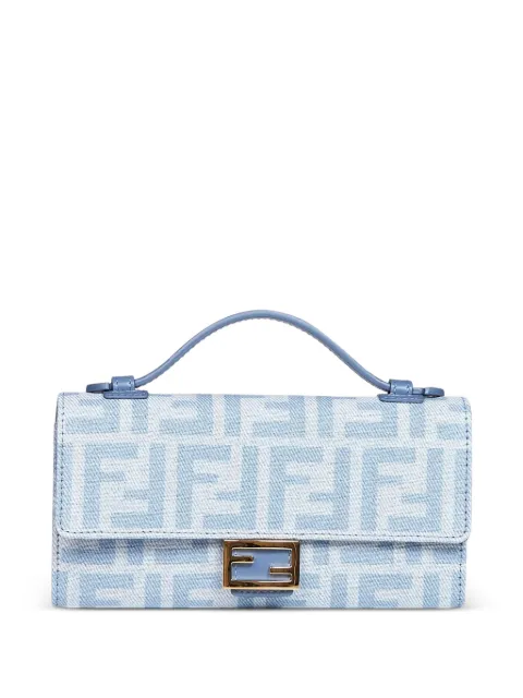 FENDI Baguette denim tote bag