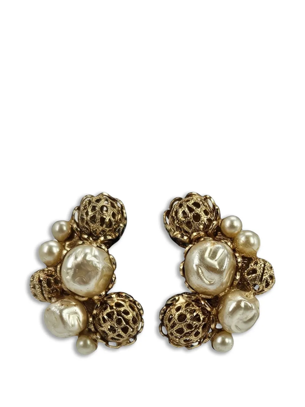 Madison clip-on earrings - Oro