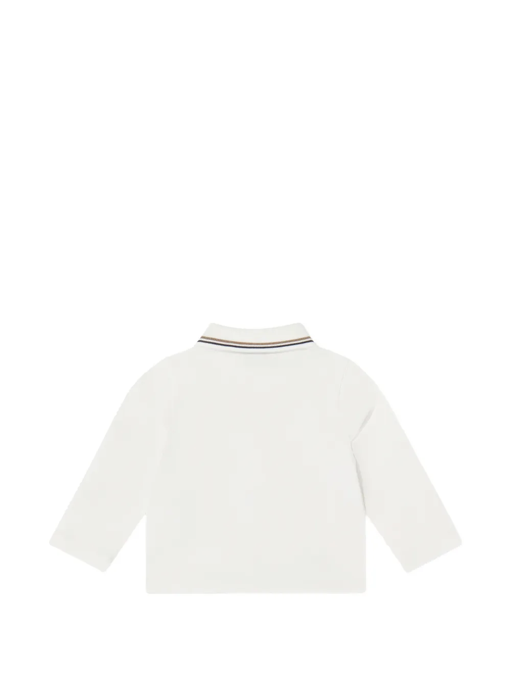 Emporio Armani Kids Poloshirt met logopatch Wit