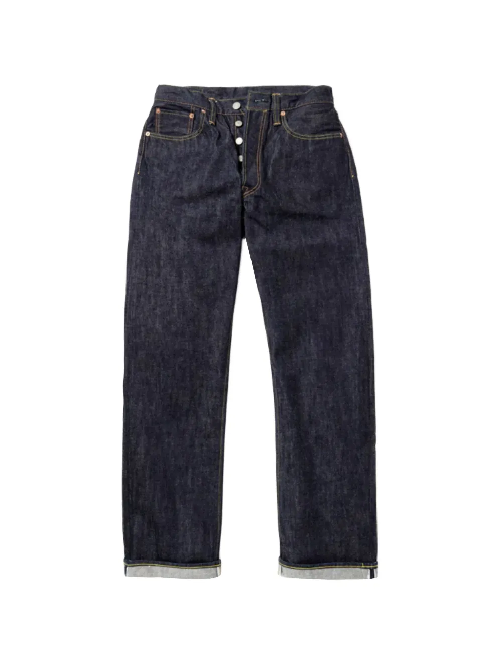 Sugar Cane Jeans straight-leg denim jeans - Blu