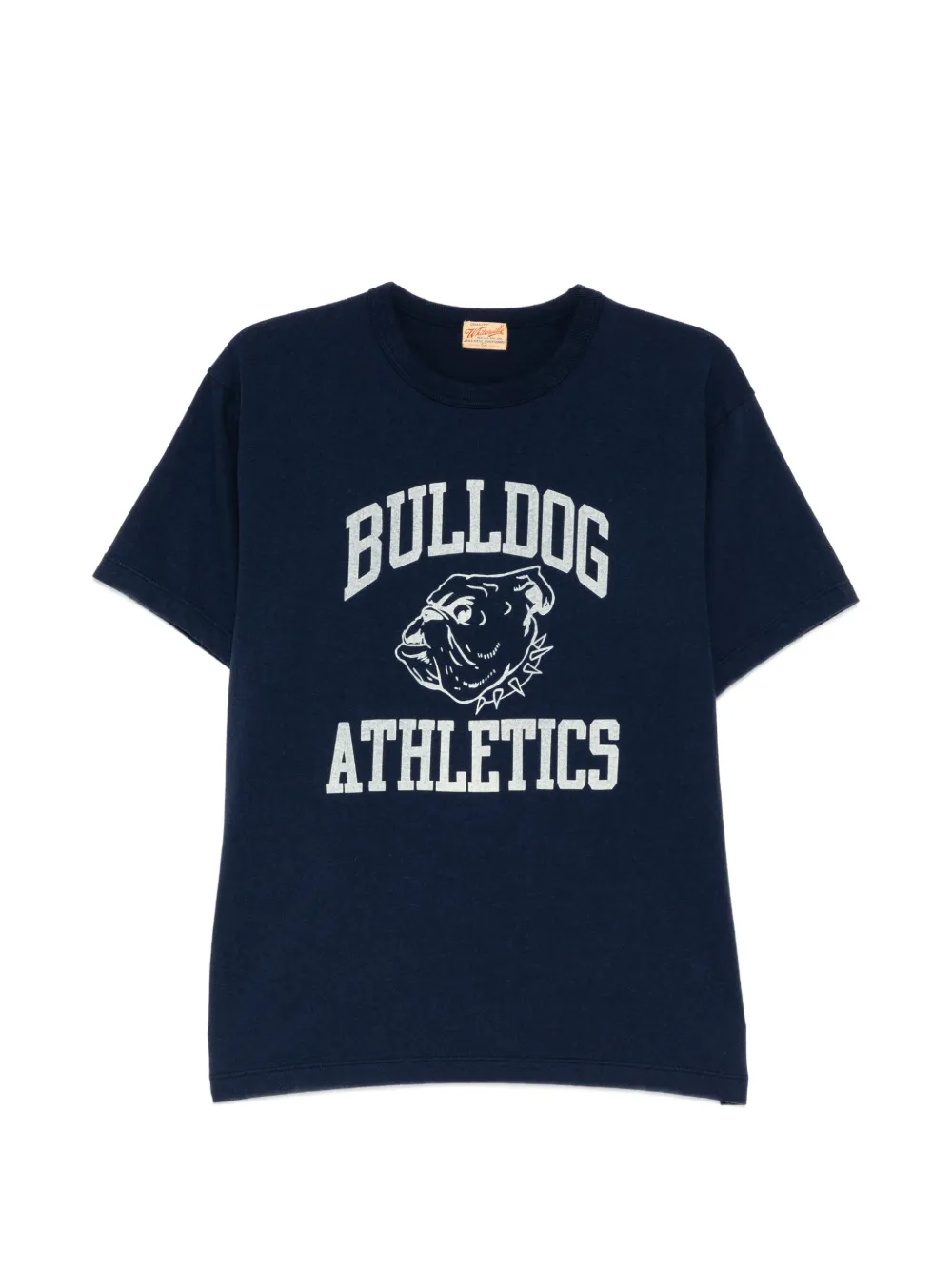 Whitesville bulldog printed T-shirt - Blu