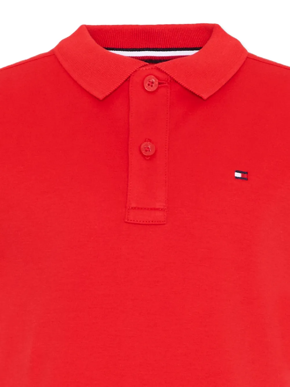 Tommy Hilfiger Junior Poloshirt met geborduurd logo Rood