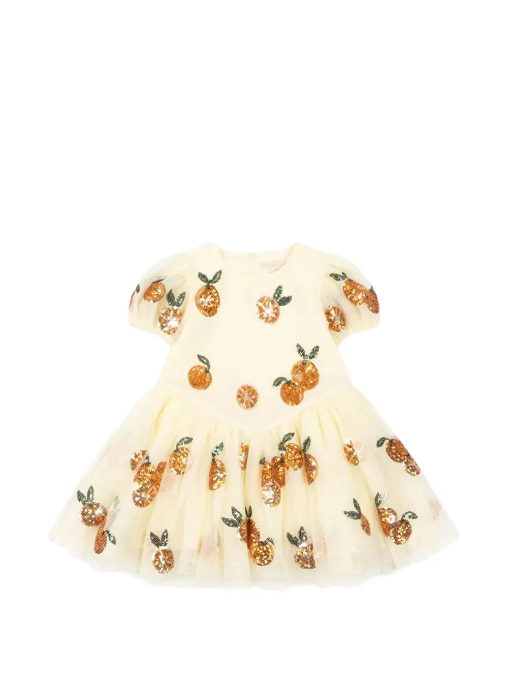 Konges Sløjd robe en tulle à sequins - Tons neutres Konges Sløjd robe en tulle à sequins - Tons neutres