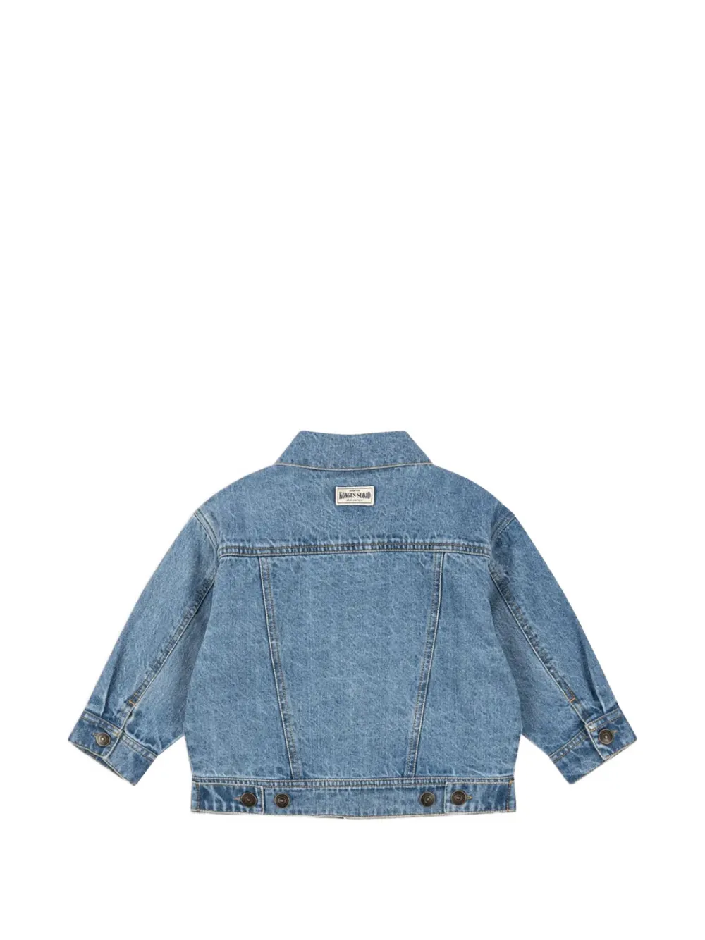 Konges Sløjd Magot denim jack met knopen Blauw