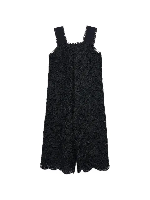Abel & Lula guipure-lace bow-detail jumpsuit