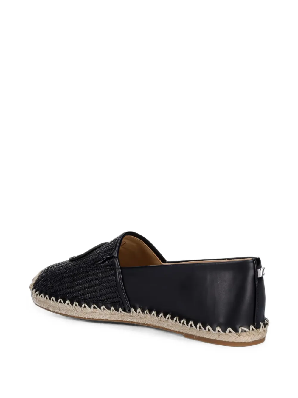 Michael Kors Kenzie espadrilles met gemixte media Zwart
