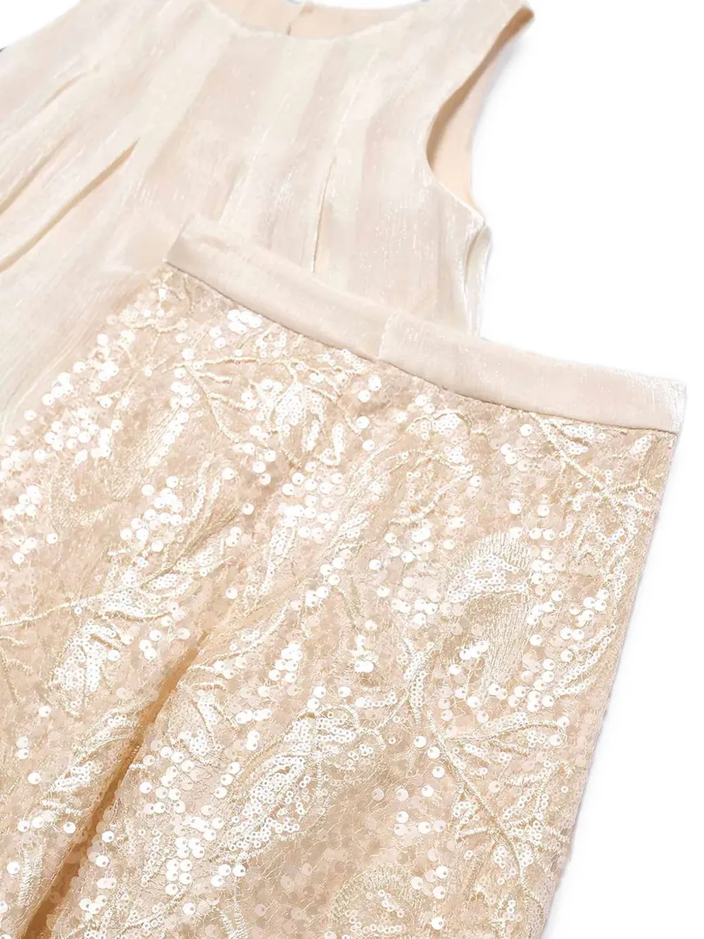 Abel & Lula Broek verfraaid met pailletten Beige