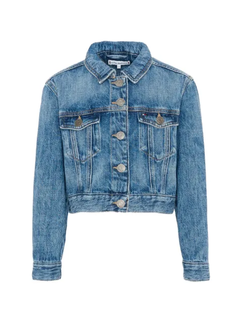 Tommy Hilfiger Junior star-patch denim jacket