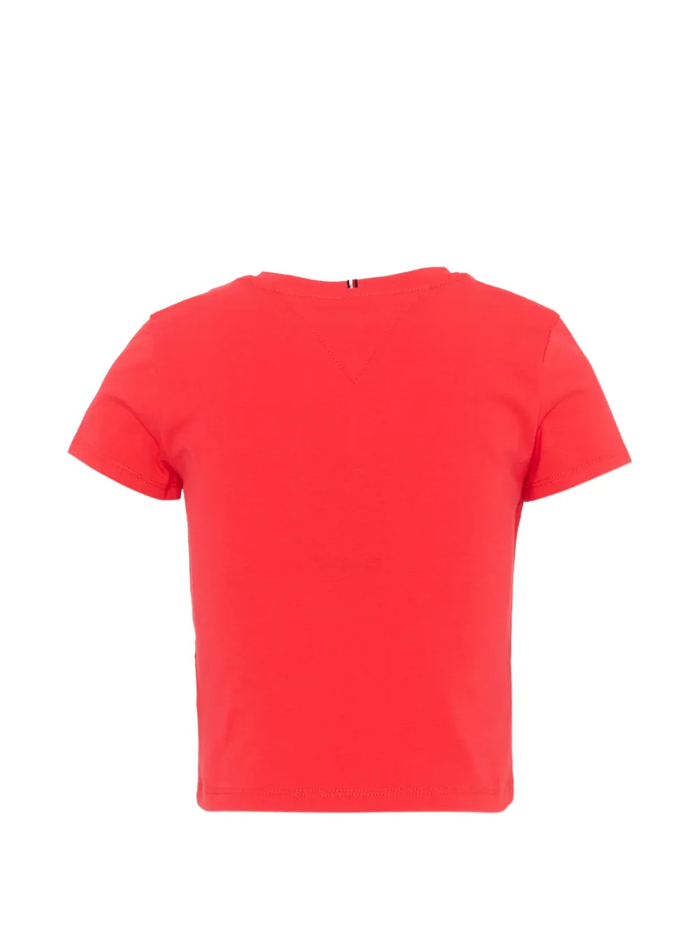 Tommy Hilfiger Junior T-shirt verfraaid met stras en sterpatroon Rood