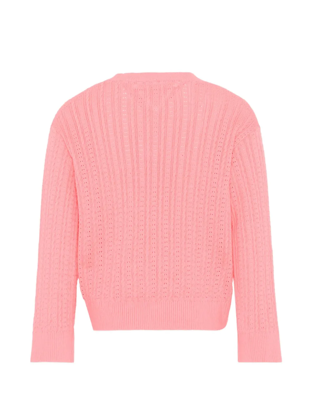 Tommy Hilfiger Junior Pointelle gebreide trui Roze
