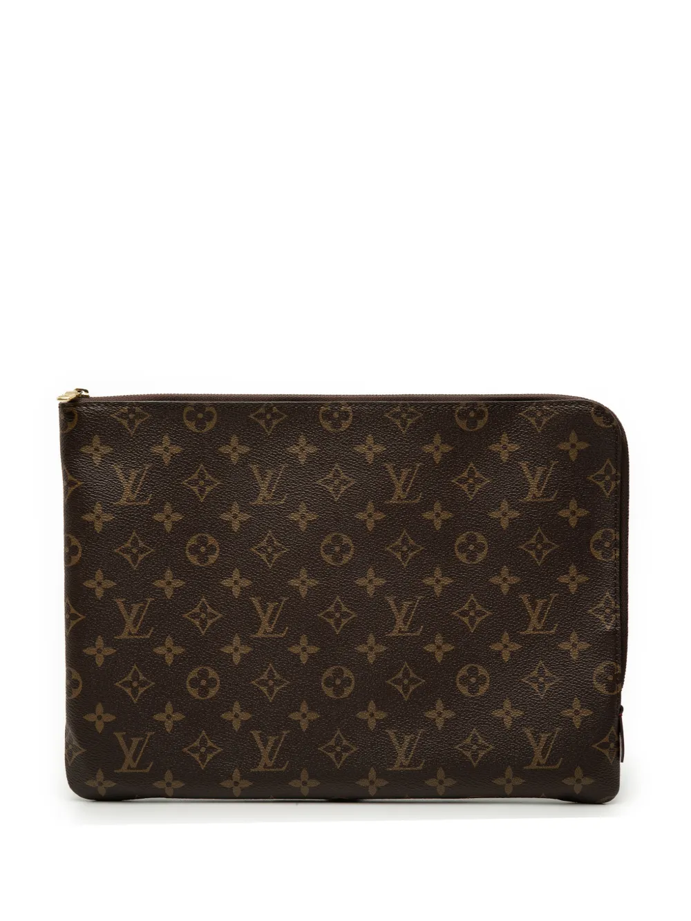 Louis Vuitton Pre-Owned 2017 Monogram Etui Voyage MM clutch bag - Brown