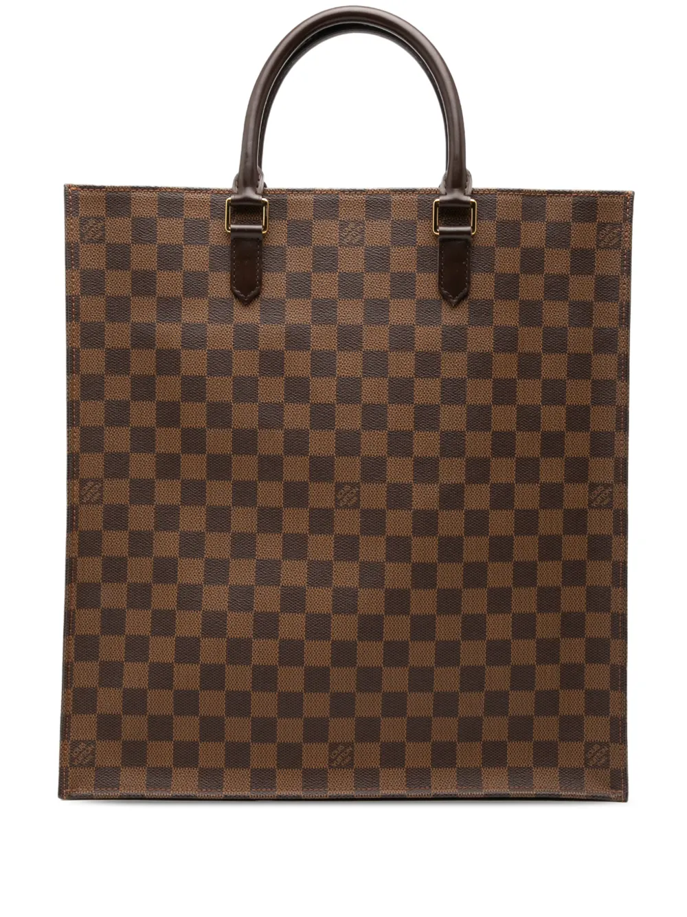 Louis Vuitton Pre-Owned 2008 Damier Ebene Sac Plat tote bag - Marrone