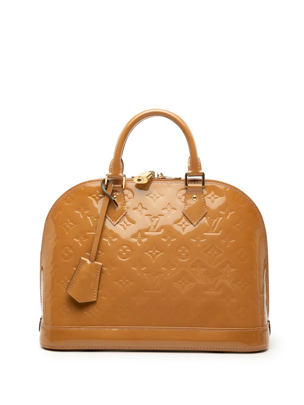 Louis Vuitton Pre-Owned 2012 Monogram Vernis Alma PM handbag - Braun