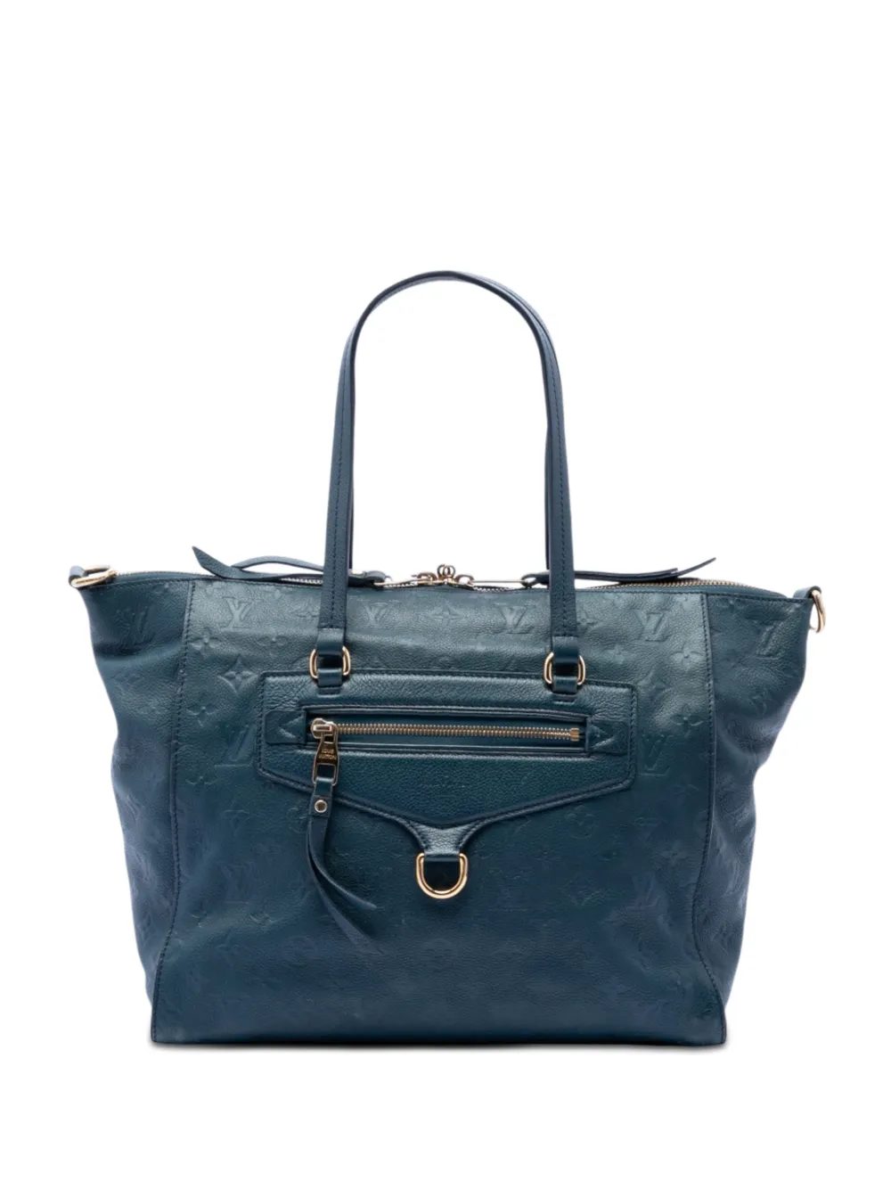 Louis Vuitton Pre-Owned 2011 Monogram Empreinte Lumineuse PM satchel - Blu