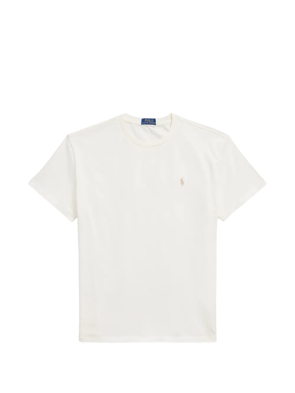 Polo Ralph Lauren logo-embroidered T-shirt - Nude