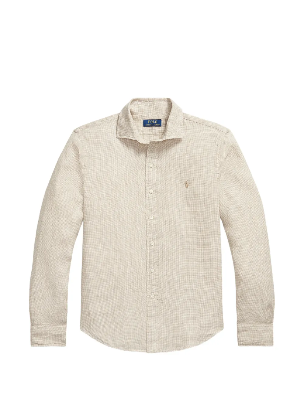 Polo Ralph Lauren Camicia con motivo a quadri e logo - Toni neutri