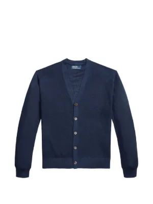 Polo Ralph Lauren Aran-knit Cardigan | Blue | FARFETCH