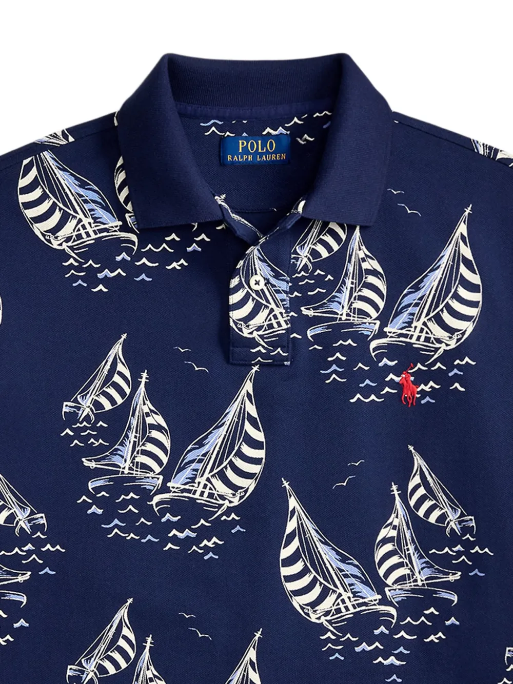 Polo Ralph Lauren Poloshirt met print Blauw