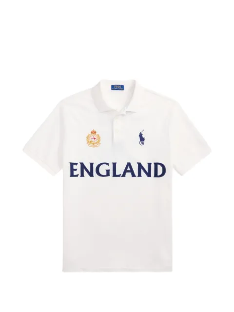 Polo Ralph Lauren Polo Pony England crest-embroidered polo shirt