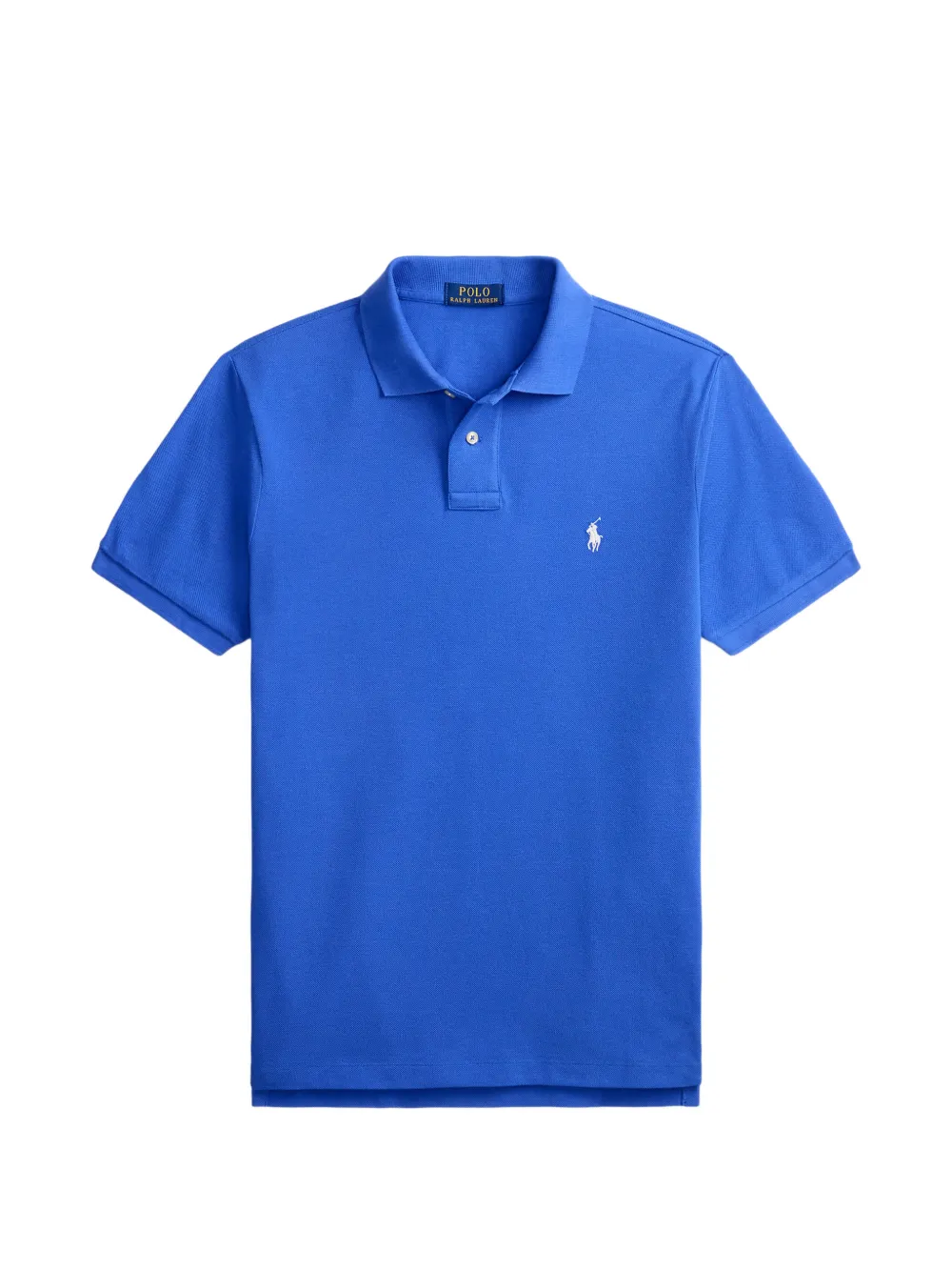 Polo Ralph Lauren Piqué-Poloshirt mit Logo-Stickerei - Blau