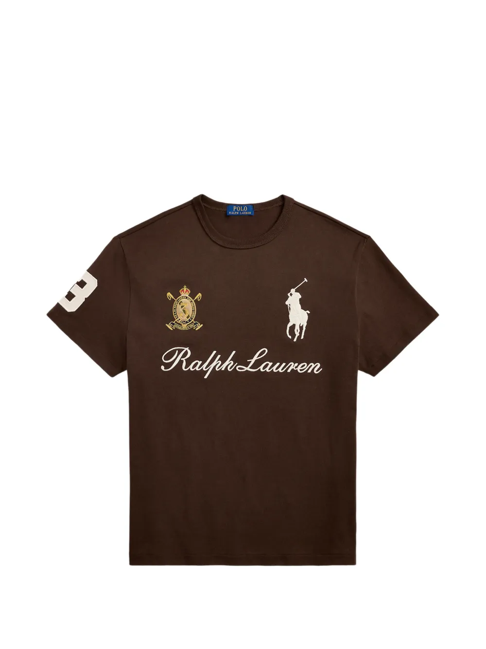 Polo Ralph Lauren logo-embroidered Big Pony T-shirt - Braun