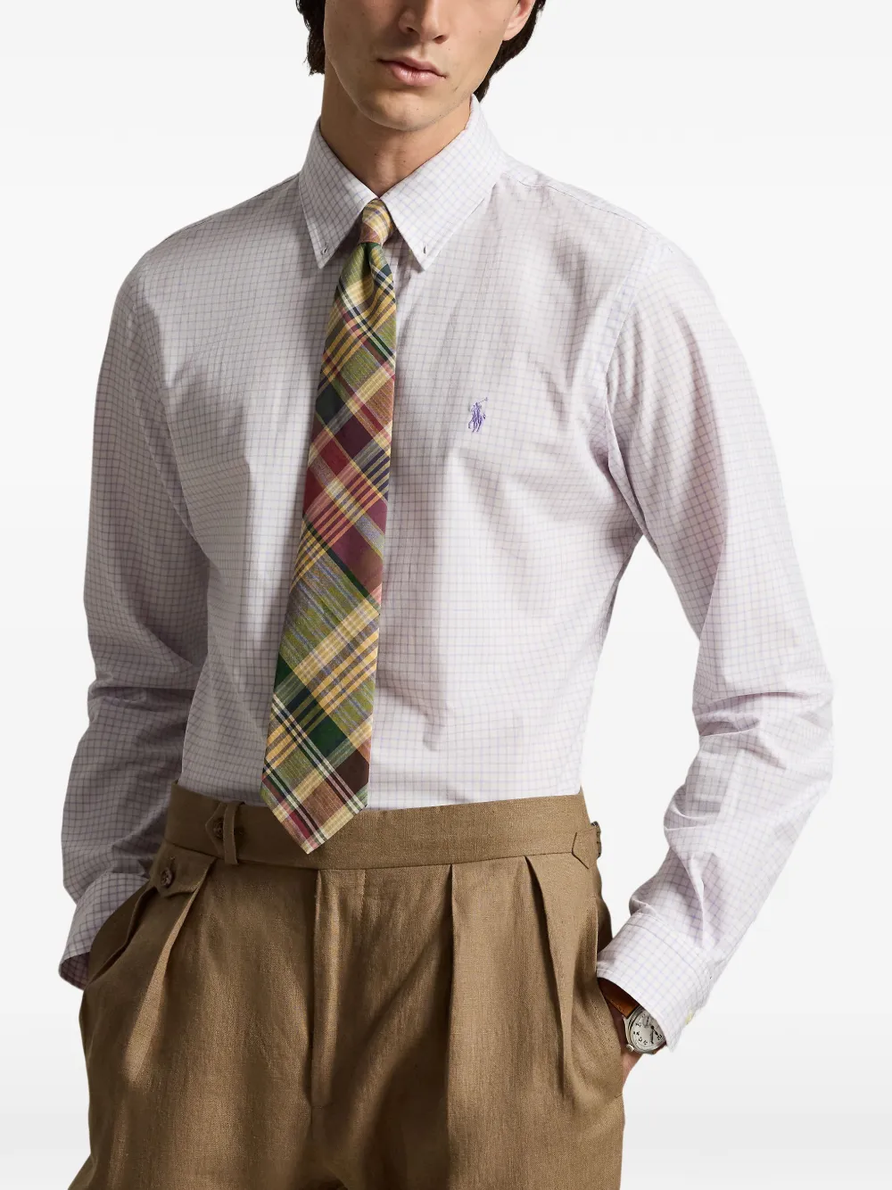 Polo Ralph Lauren Geruit overhemd Wit