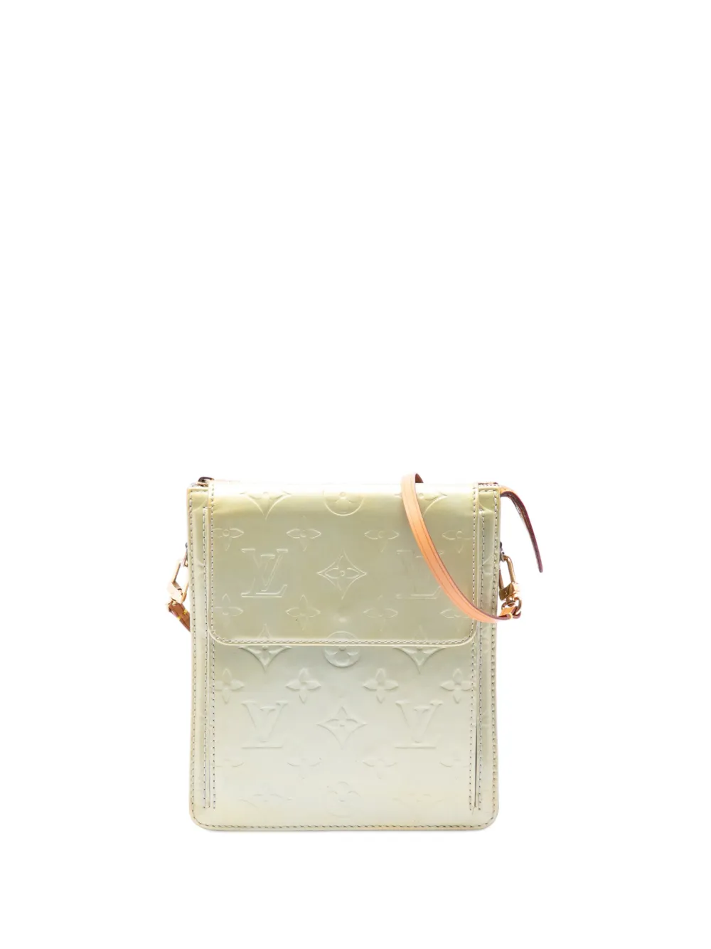 Louis Vuitton Pre-Owned 2011 Monogram Vernis Mat Mott shoulder bag - Bianco