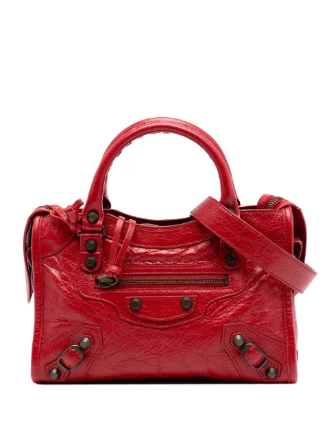 Balenciaga Pre-Owned 2003 Mini Lambskin Motocross Classic City satchel