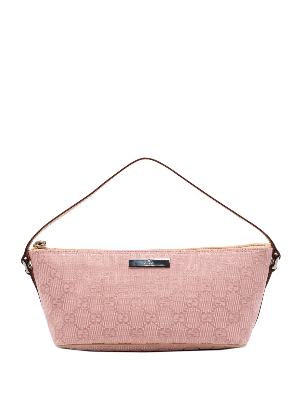 Gucci Pre-Owned 20th Century GG Canvas Boat shoulder bag - Rosa