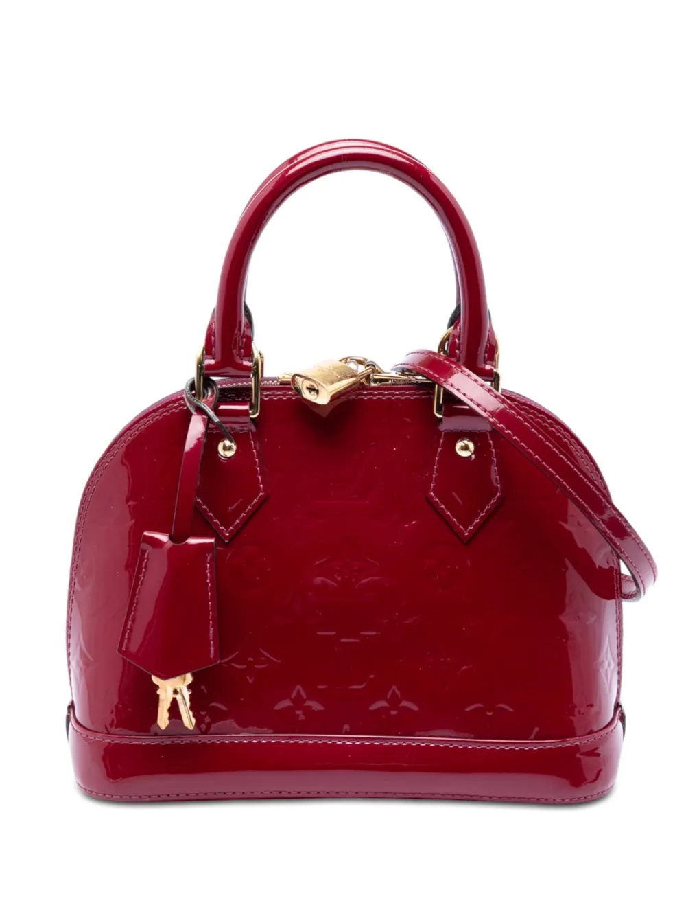 Louis Vuitton Pre-Owned 2016 Monogram Vernis Alma BB satchel - Purple