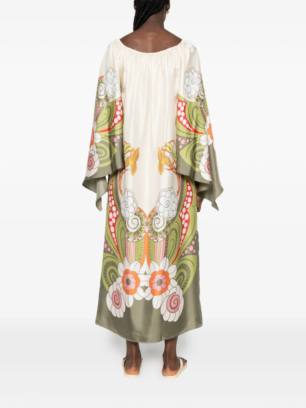 La DoubleJ Goddess Placée jurk Beige