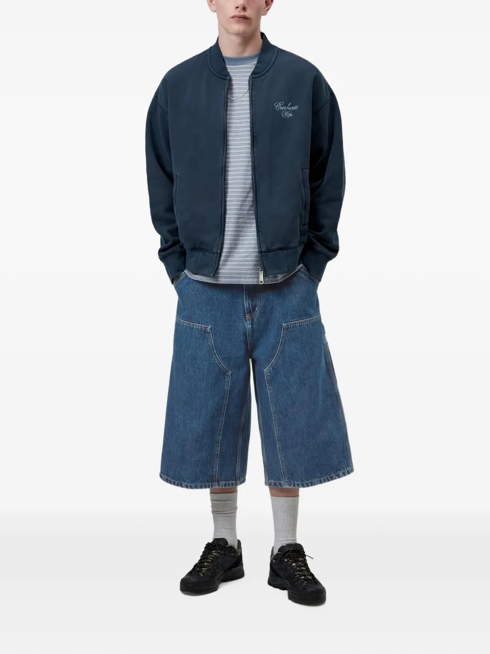 Carhartt WIP OG katoenen midi-shorts Blauw