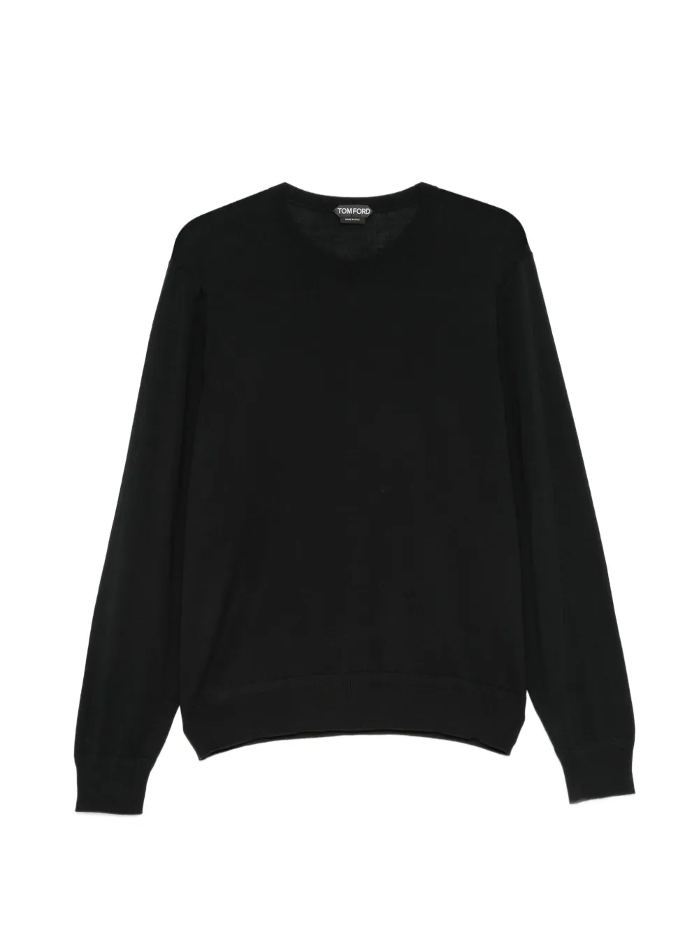 TOM FORD crew-neck long-sleeve sweater - Schwarz