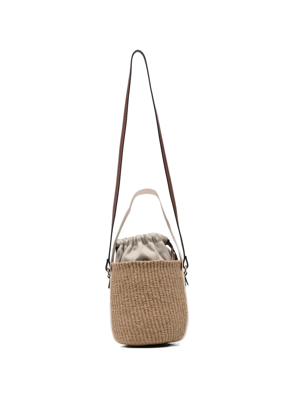 Chloé small Woody bucket bag - Toni neutri