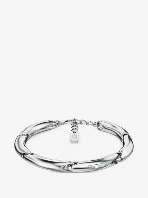 Diesel pulsera de cadena con logo D