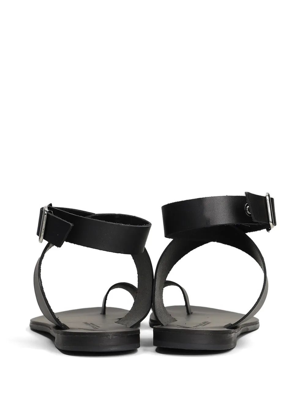 Nicolas Lainas Sandalen met detail Zwart