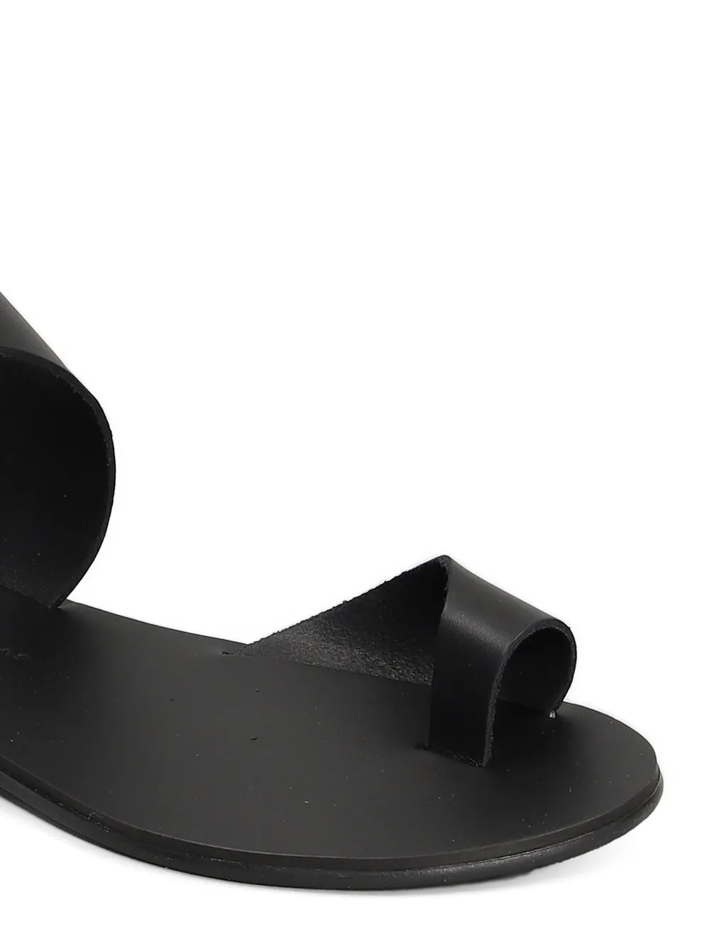 Nicolas Lainas Sandalen met detail Zwart