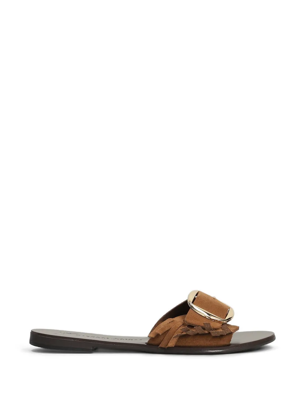 Nicolas Lainas Suède sandalen Bruin