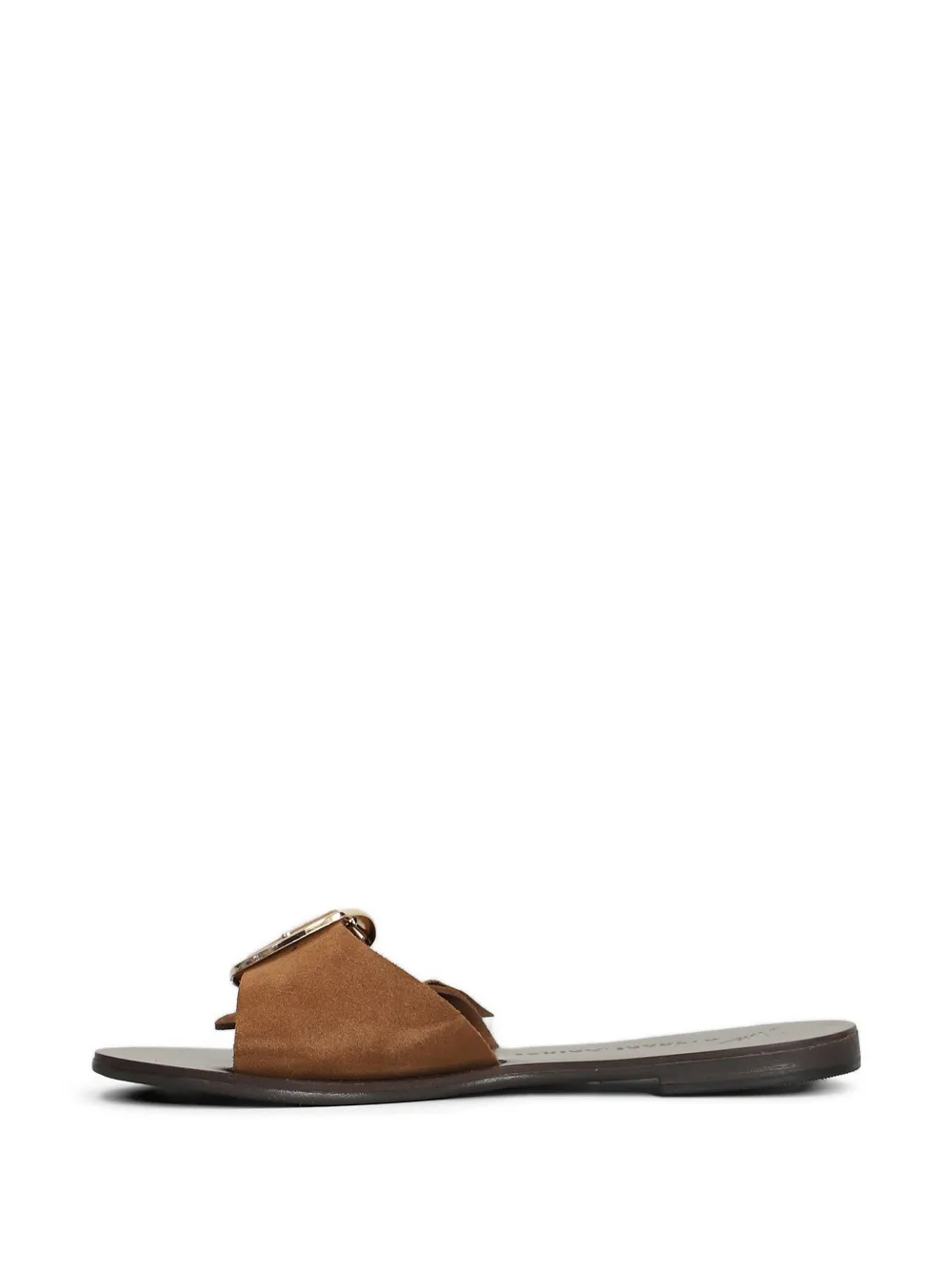 Nicolas Lainas Suède sandalen Bruin