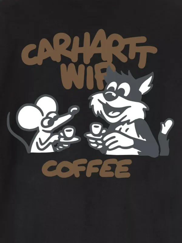 Carhartt WIP Coffee Break graphic-print T-shirt | Black | FARFETCH