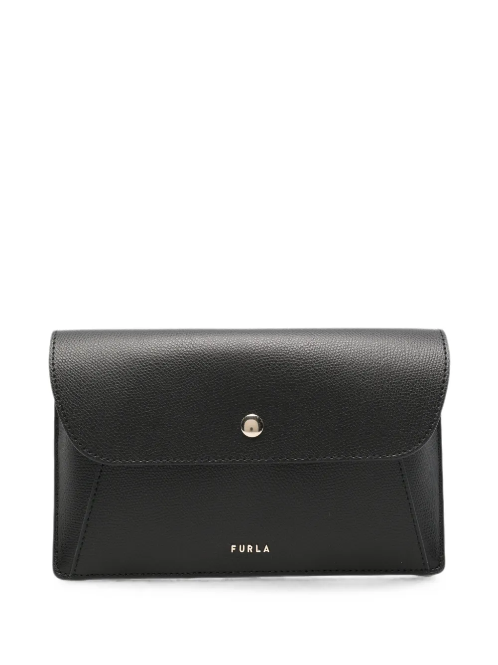 Furla Lea logo-print leather belt bag - Nero