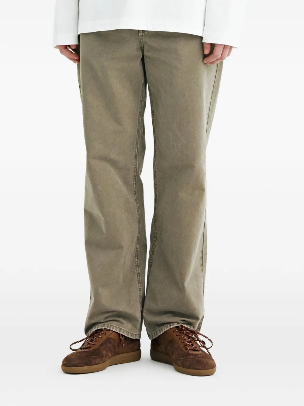 SOLID HOMME straight-leg trousers - Toni neutri