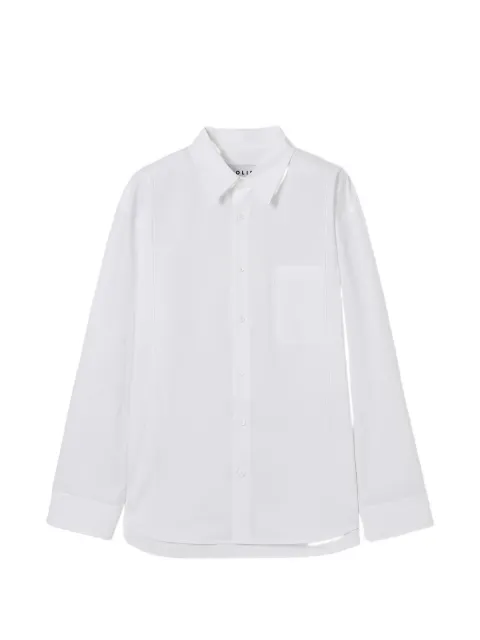 SOLID HOMME chest-pocket shirt