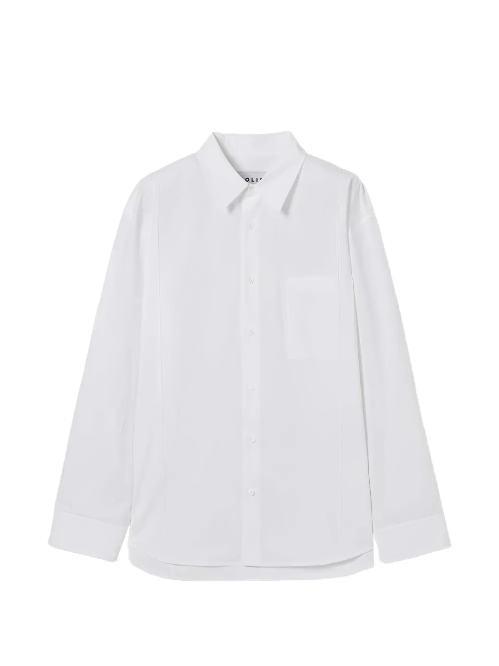 SOLID HOMME chest-pocket shirt - Bianco