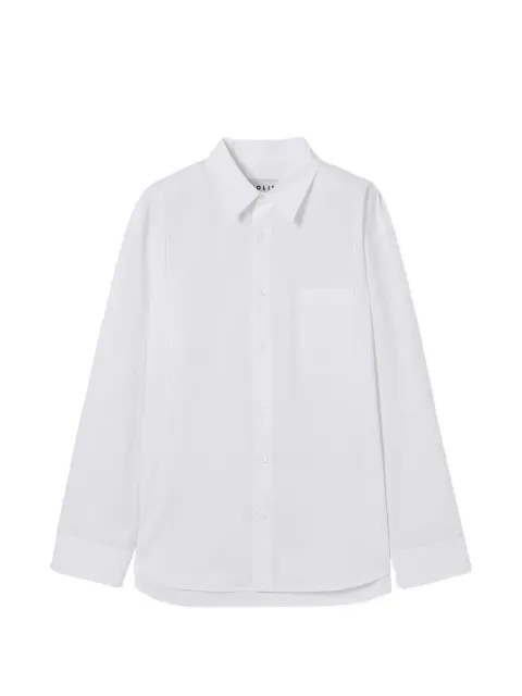 SOLID HOMME chest-pocket shirt