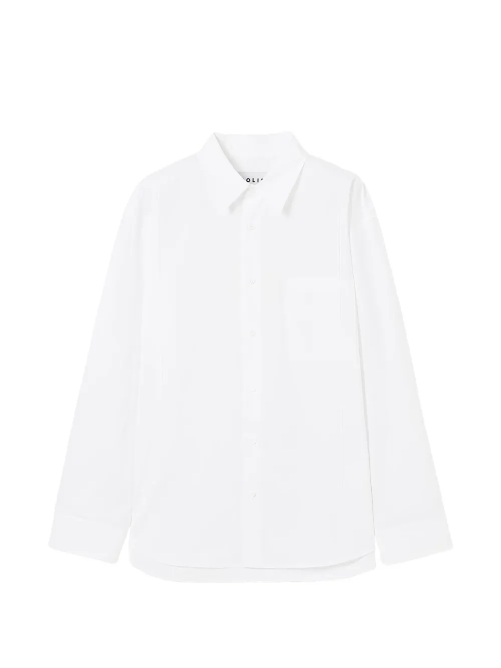 SOLID HOMME chest-pocket shirt - Bianco
