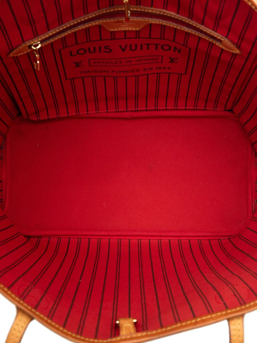 Louis Vuitton Pre-owned 2014 Monogram Neverfull MM Tote Bag in Brown, view 5