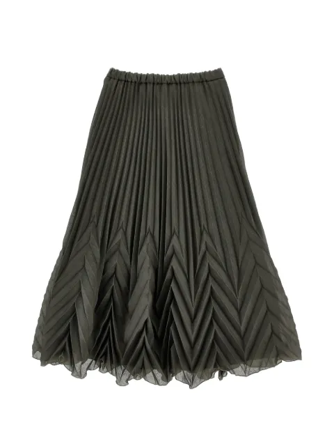 Ermanno Scervino Junior chevron-pleated skirt