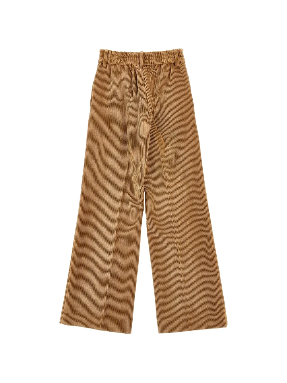 Ermanno Scervino Junior Ribfluwelen broek verfraaid met knopen Beige